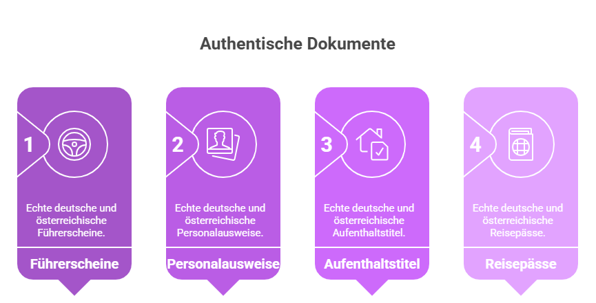 Österreichischen und deutschen Führerschein